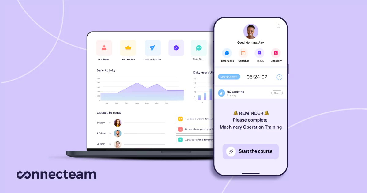 Connecteam: مخصوص تیم‌های میدانی