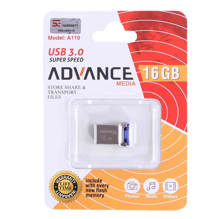 advance a110 usb30 flash memory 16gb