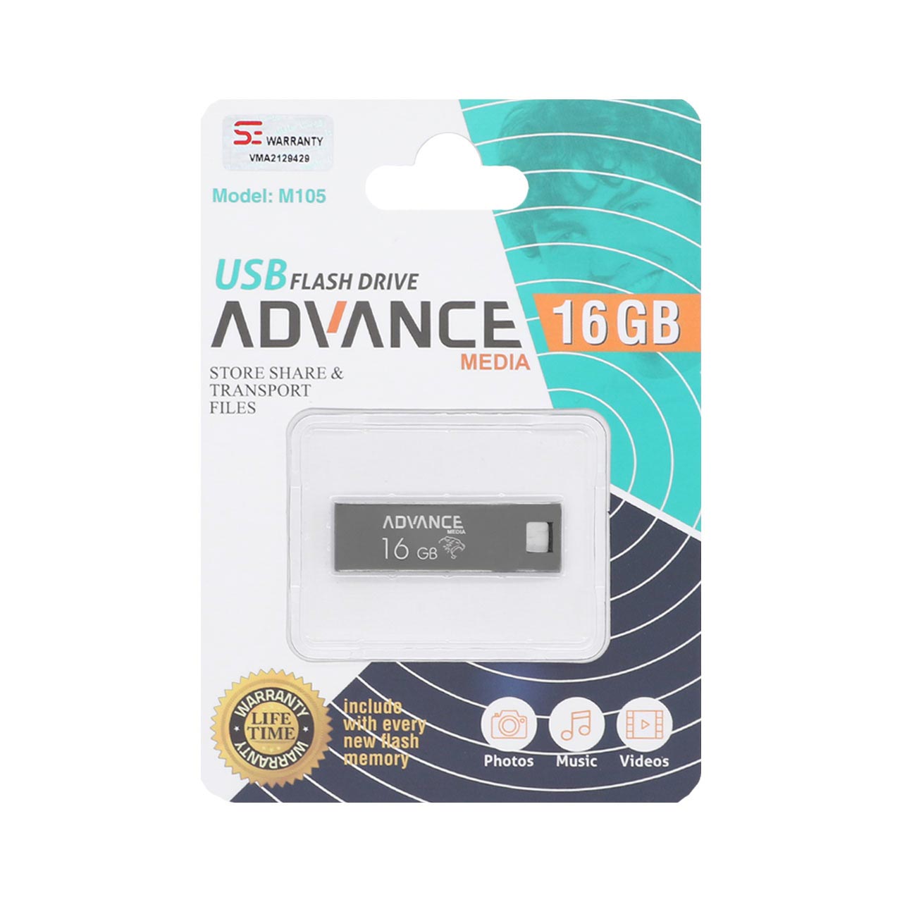 advance m105 usb20 flash memory 16gb