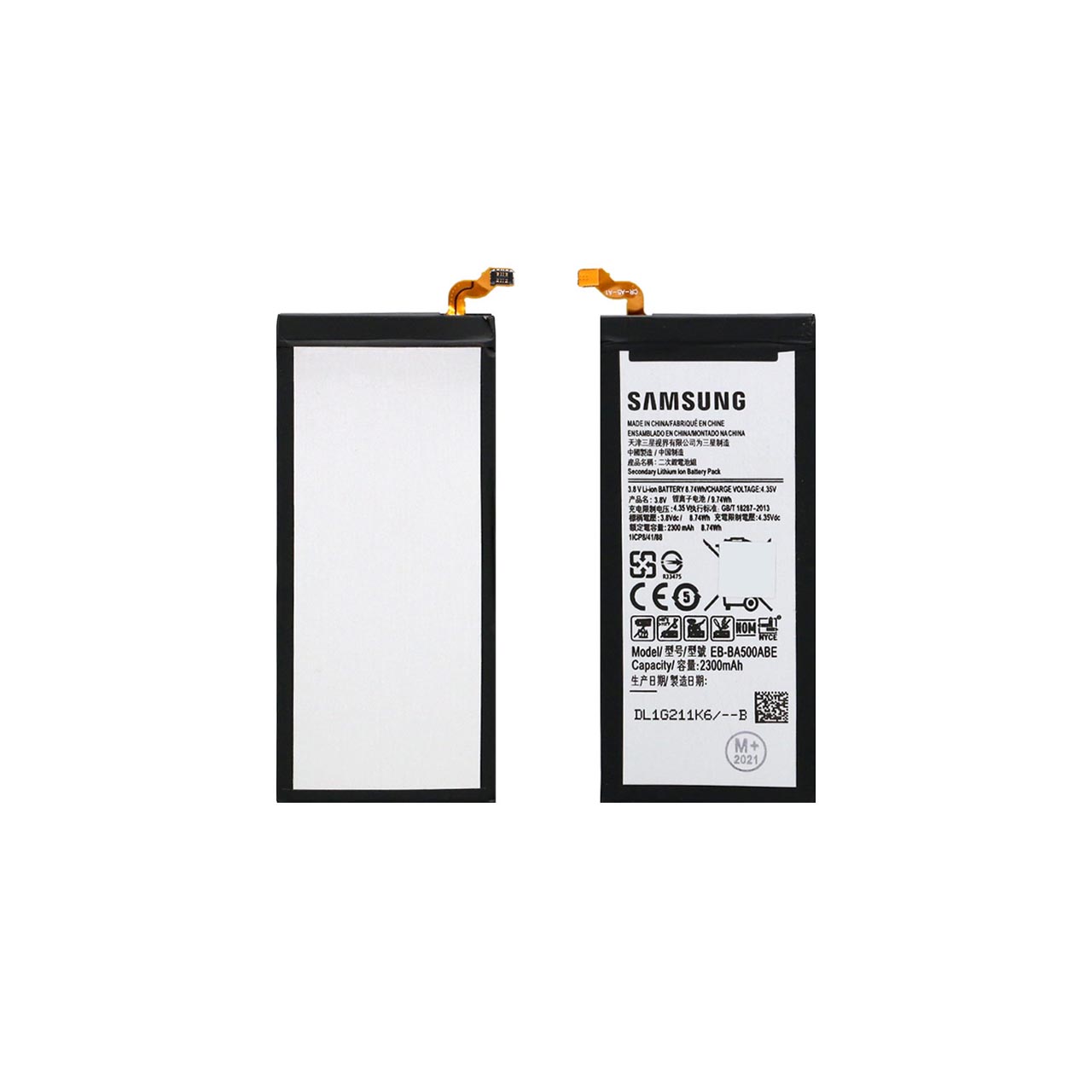 batry mobayl samsung mdl a5 a500 ba thrfyt 2300mahgaranty 12 mahh mdyaplas
