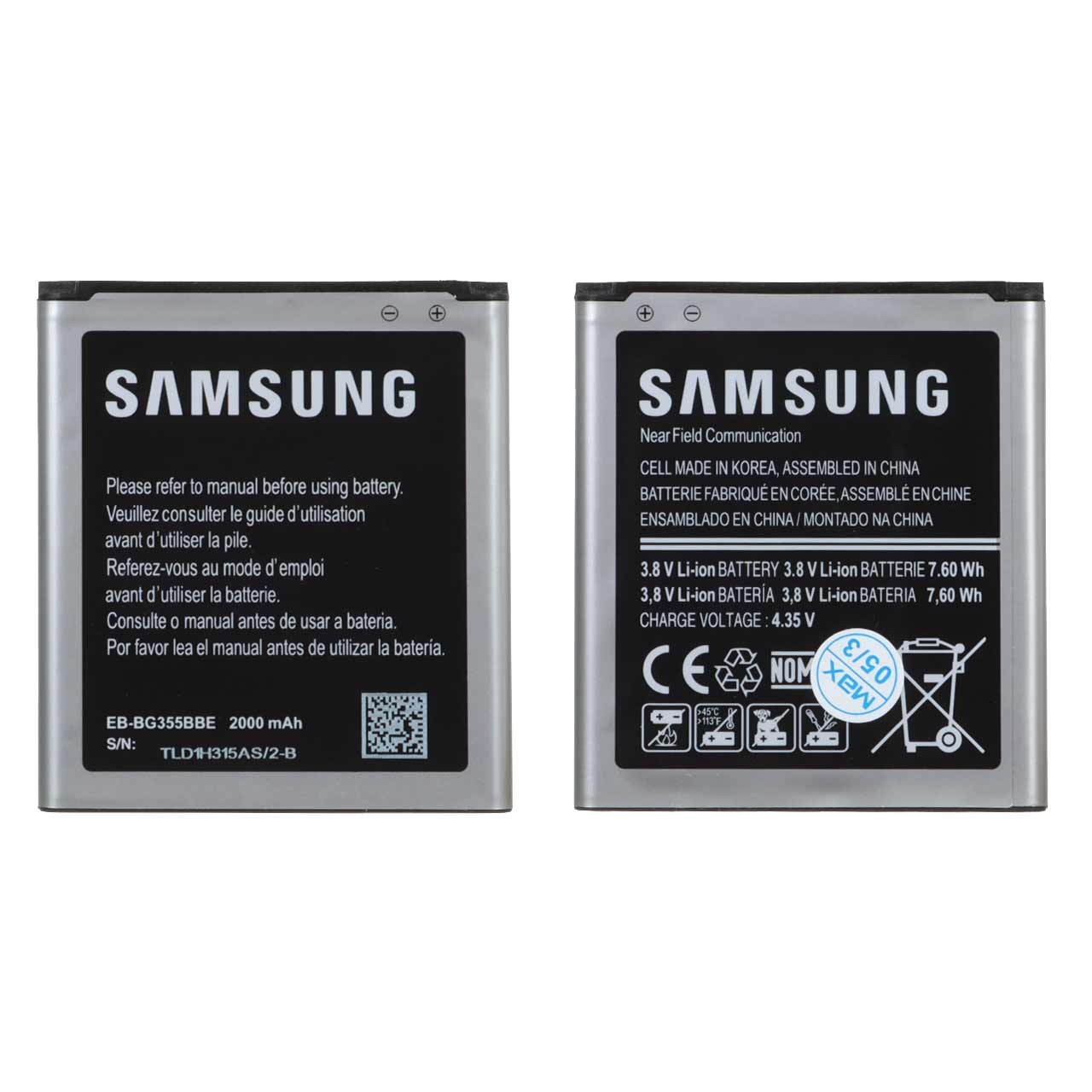 batry mobayl samsung mdl g355 core 2 ba thrfyt 2000mah garanty 12 mahh max