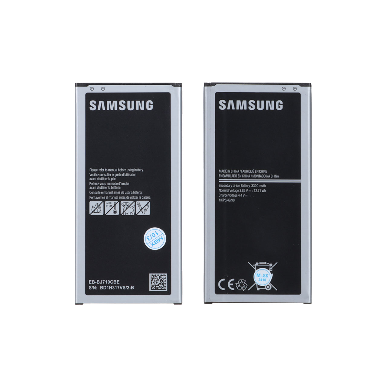 batry mobayl samsung mdl j710 ba thrfyt 3300mah garanty 12 mahh max