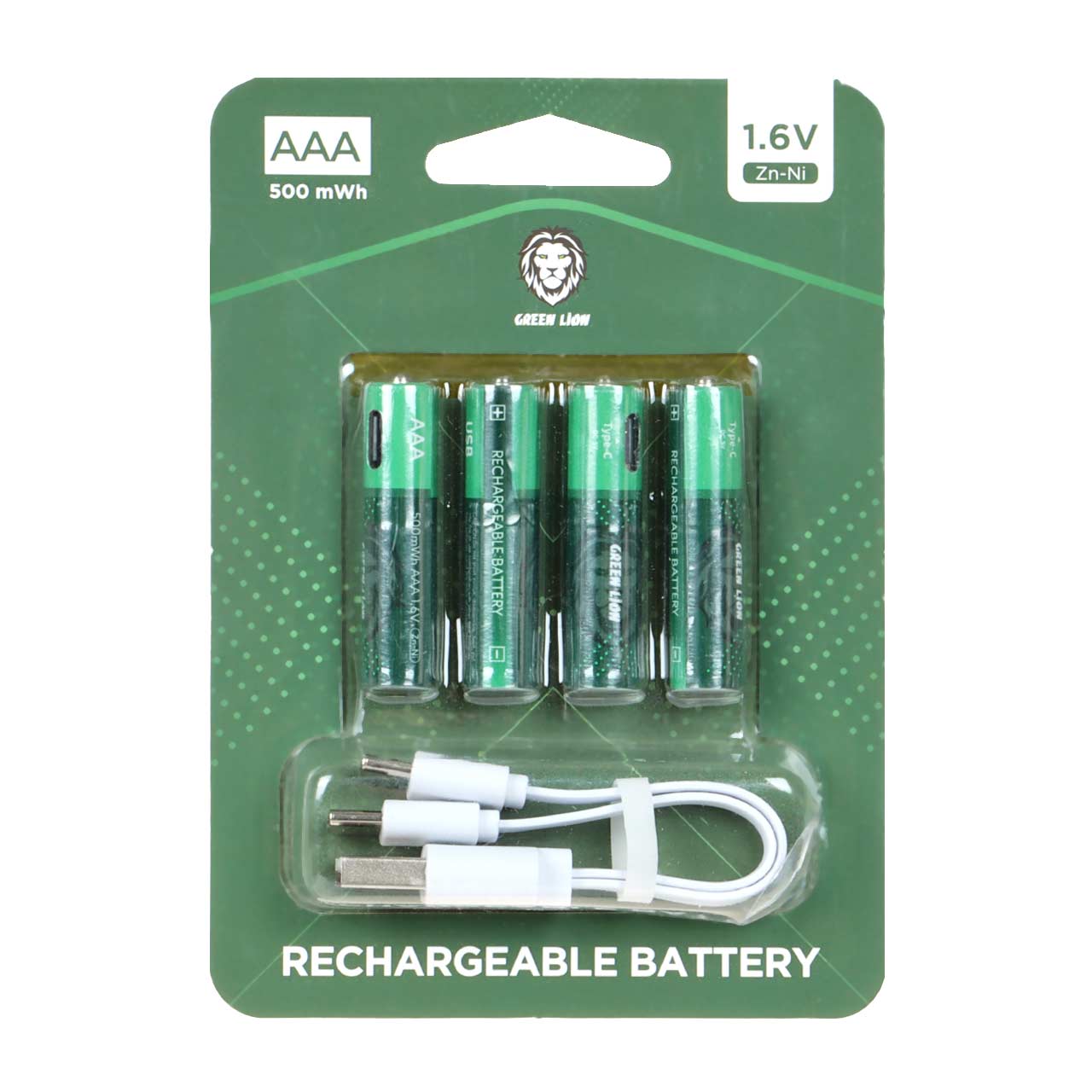 batry nym klm kabl sharzh green lion aaa ba thrfyt 500mah bsth 4 aaddy