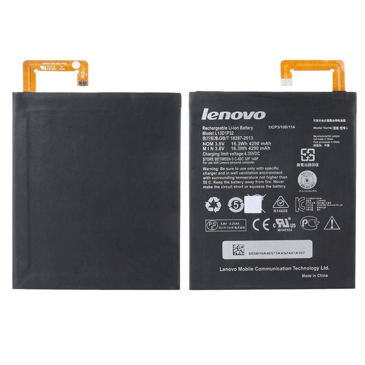 batry tblt lenovo mdl a8 garanty 12 mahh mdya plas