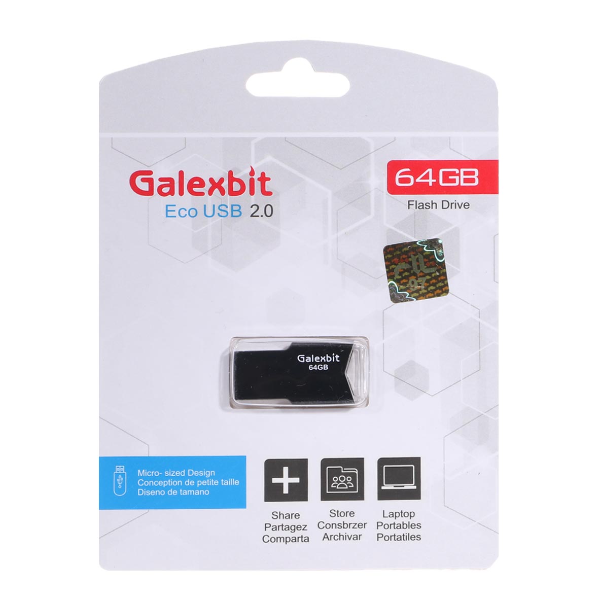 galexbit eco usb20 flash memory 64gb garanty tlash