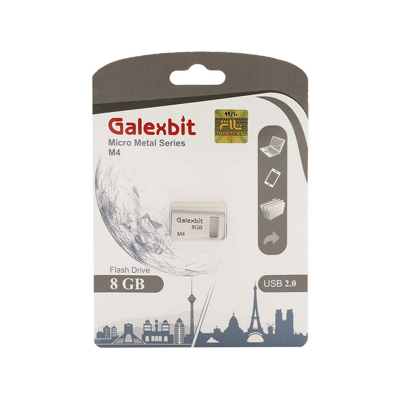 galexbit micro metal series m4 usb20 flash memory 8gb garanty tlash
