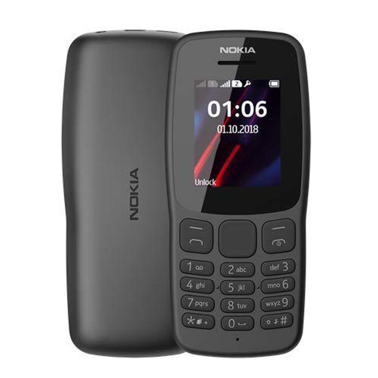 goshy mobayl nokia mdl 106 do sym kart thrfyt 4mb khakstry asly garanty samtl fa
