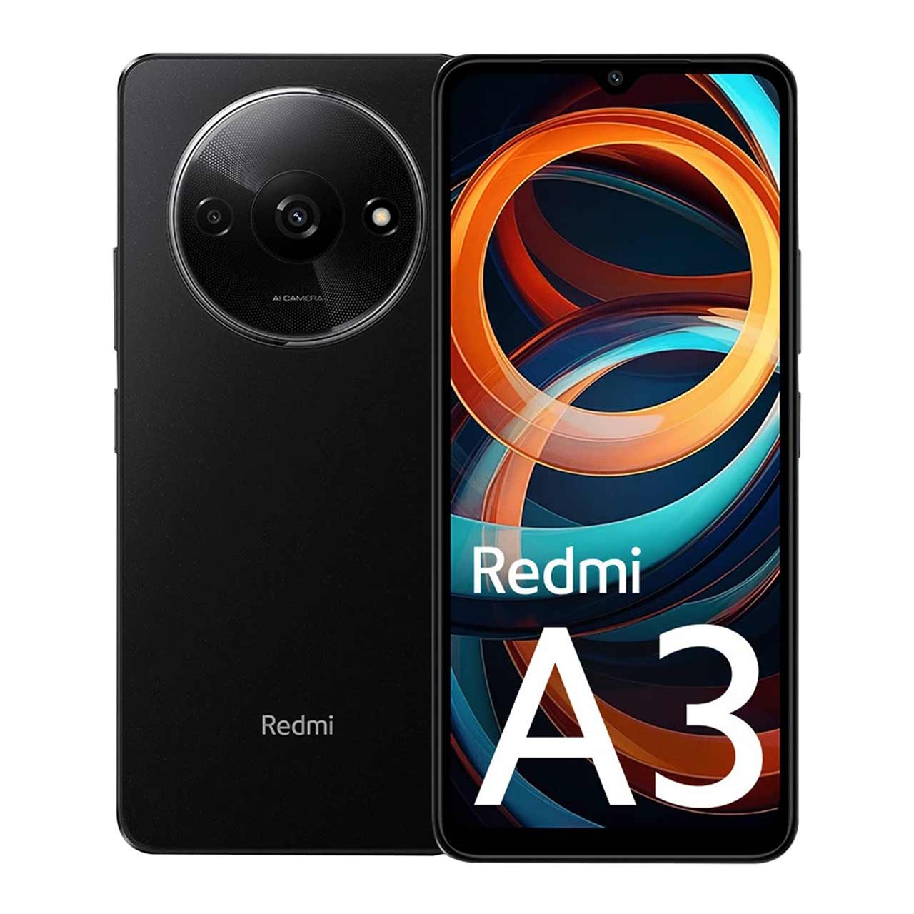 goshy mobayl xiaomi mdl redmi a3 ram 4 thrfyt 128gb mshky