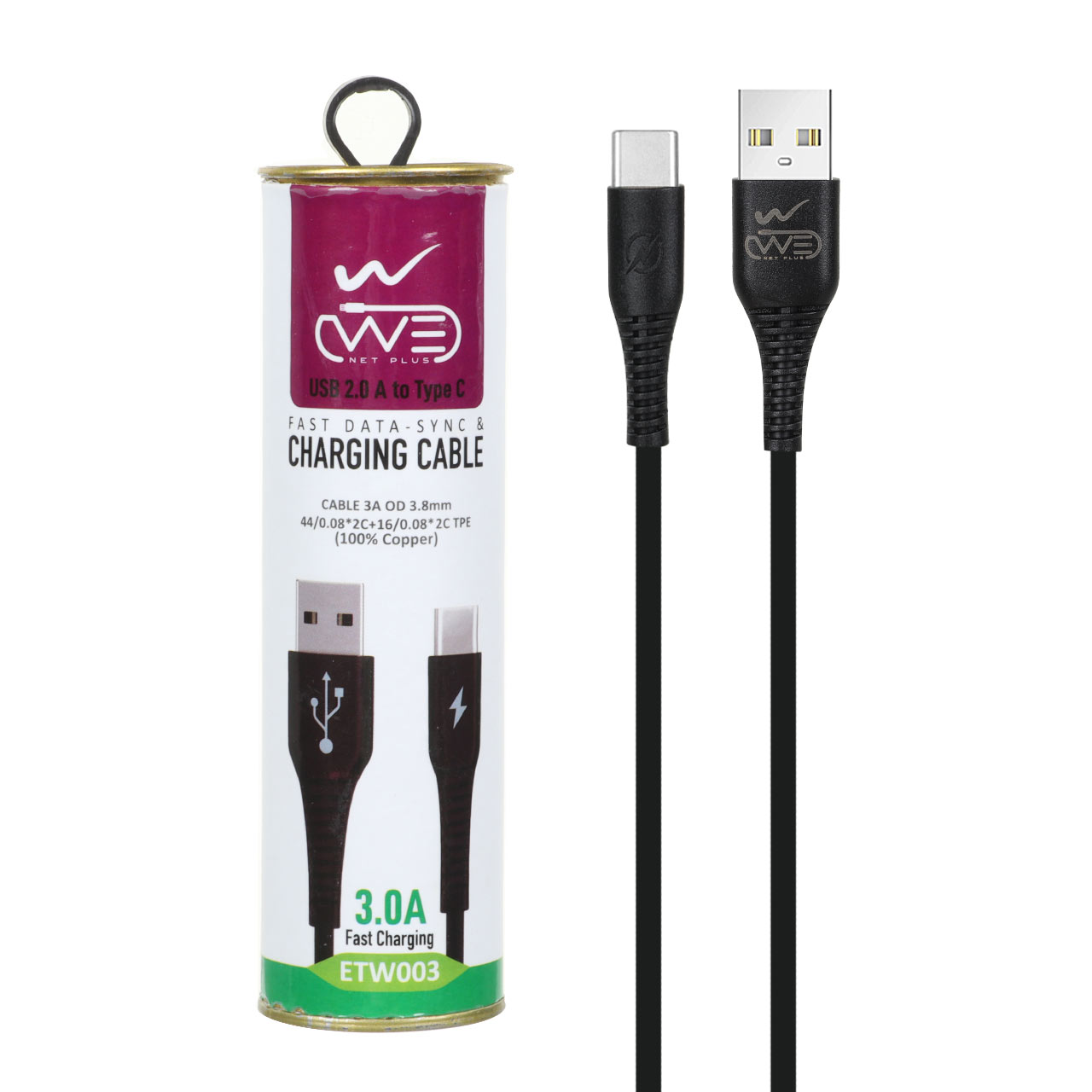 kabl sharzh fst we net plus type c mdl etw003 mshky