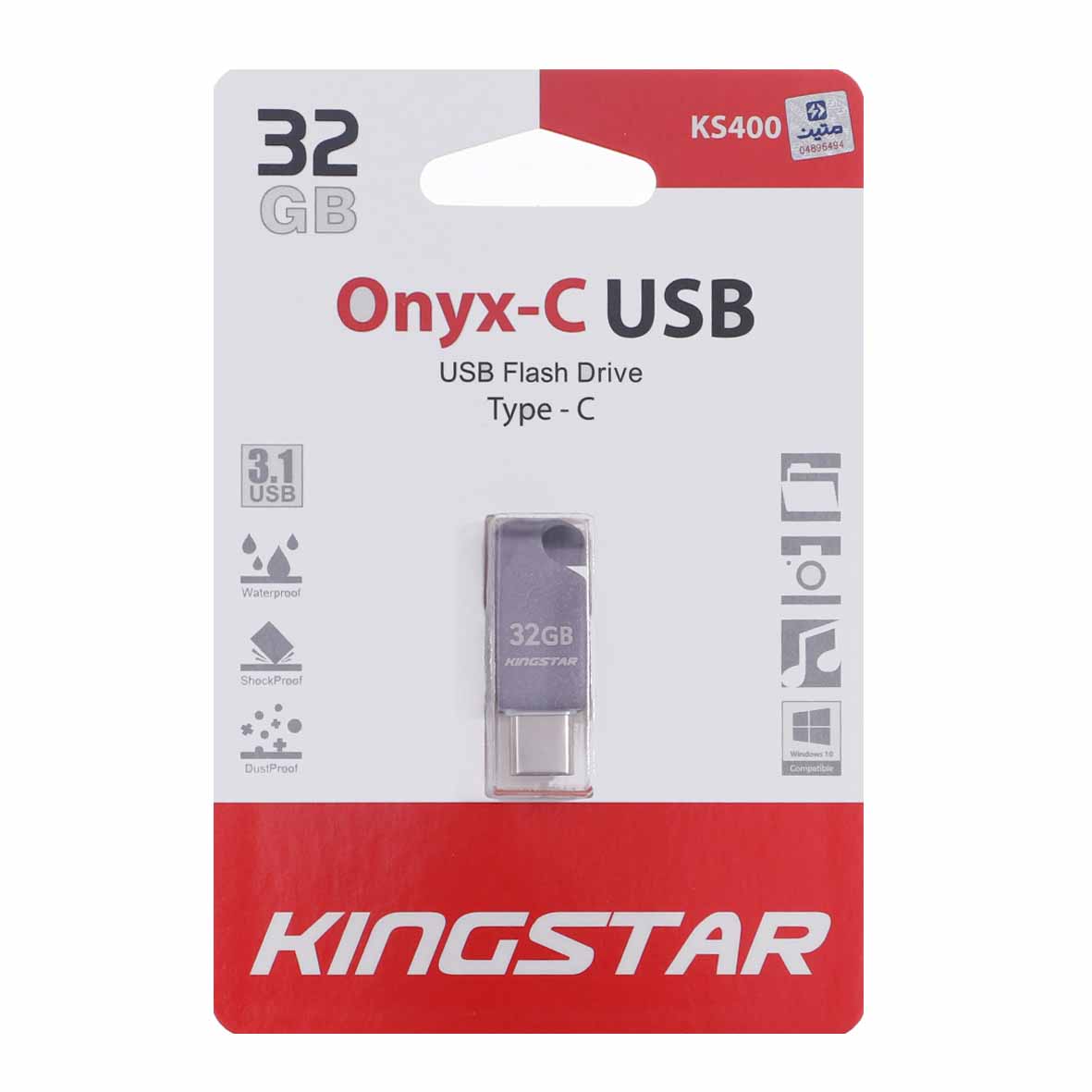 kingstar onyx c ks400 usb31 type c flash memory 32gb garanty mtyn