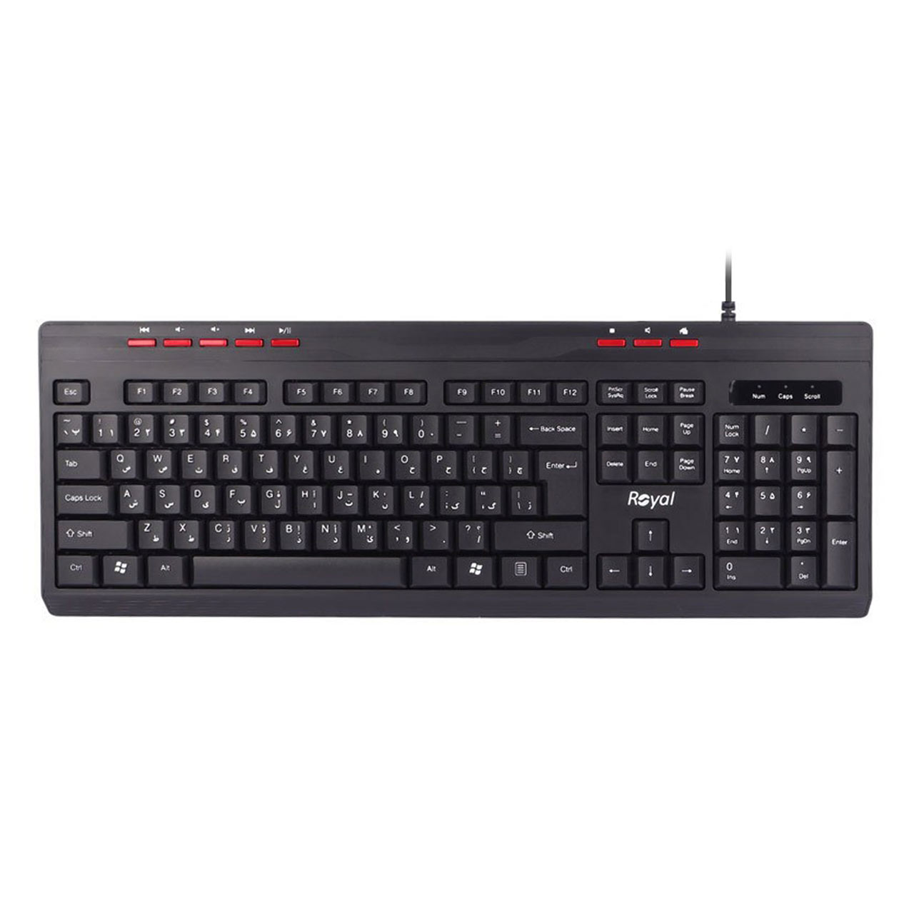 kybord basym royal mdl rk 325 mshky ryl