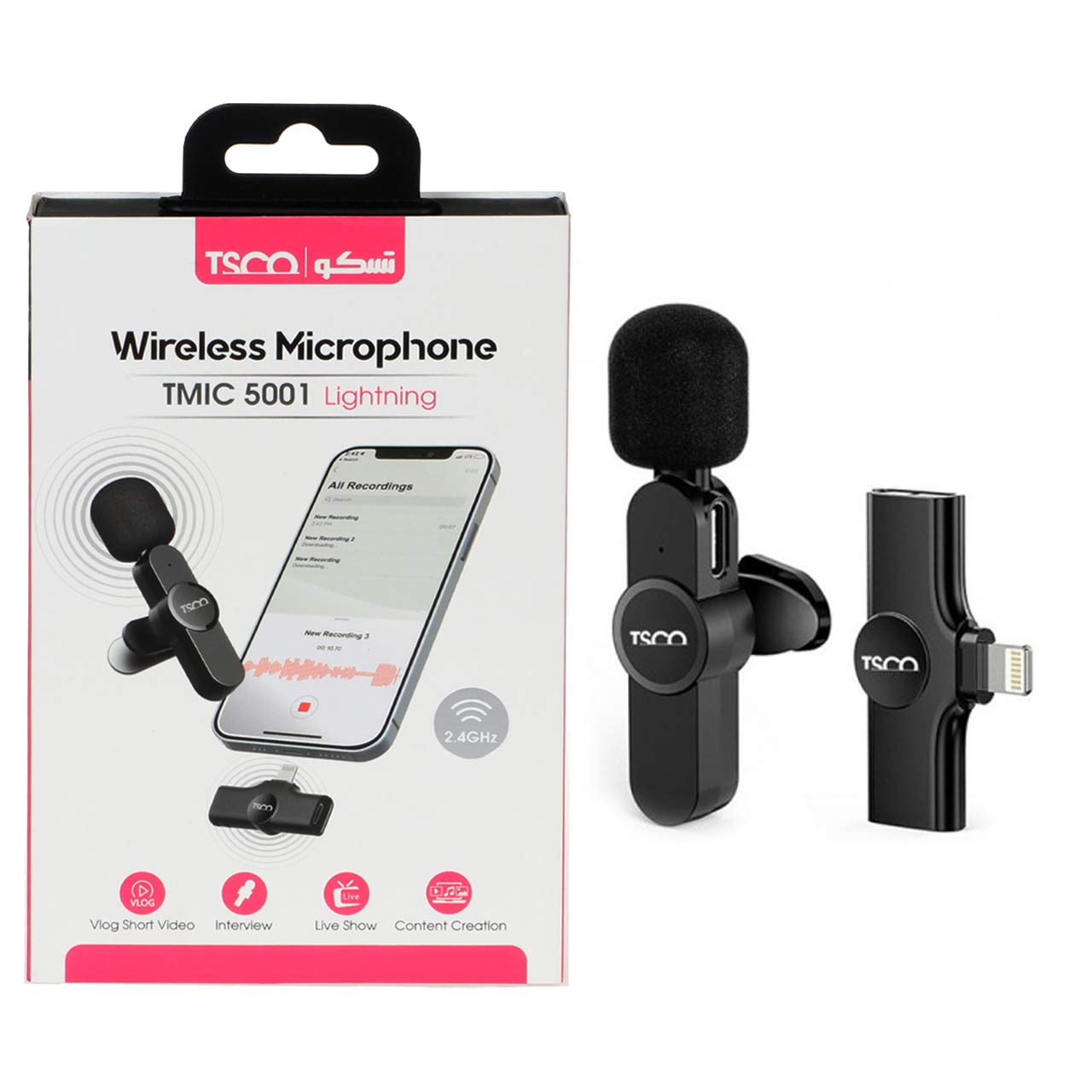 mykrofon by sym tsco lightning mdl tmic 5001