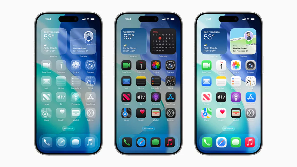 شکل ظاهری ios26