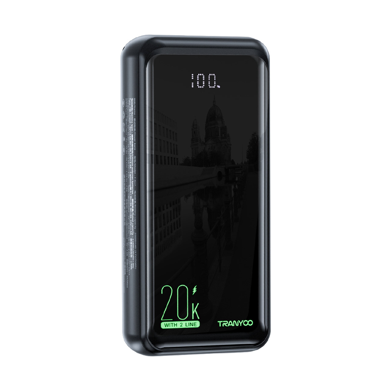 paorbank fst sharzh tranyoo 225w 20000mah mdl t k17 mshky