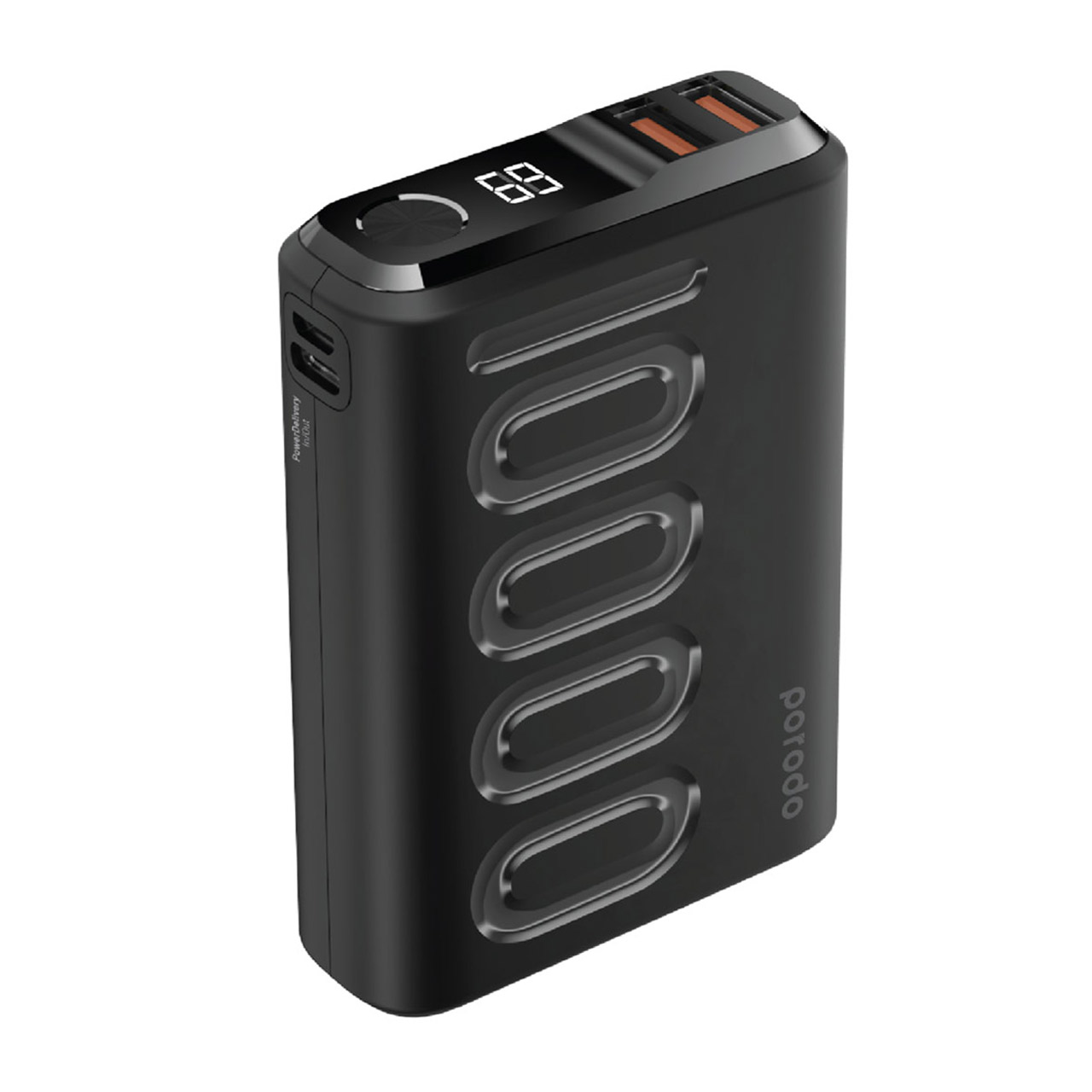 paorbank pd o fst sharzh porodo 20w 10000mah mdl pd 1092 bk mshky garanty 24 mahh ayoyz