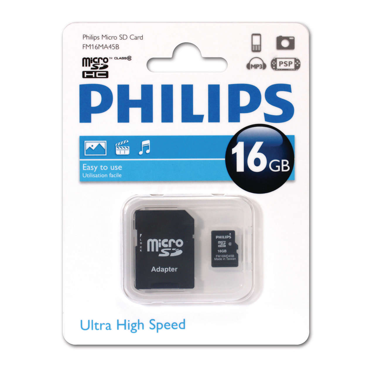 philips ultra high speed microsd class10 16gb