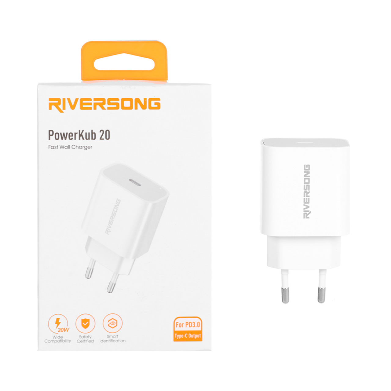 sharzhr dyoary fst o pd tk port riversong type c mdl powerkub 20 ad75c 20w sfyd