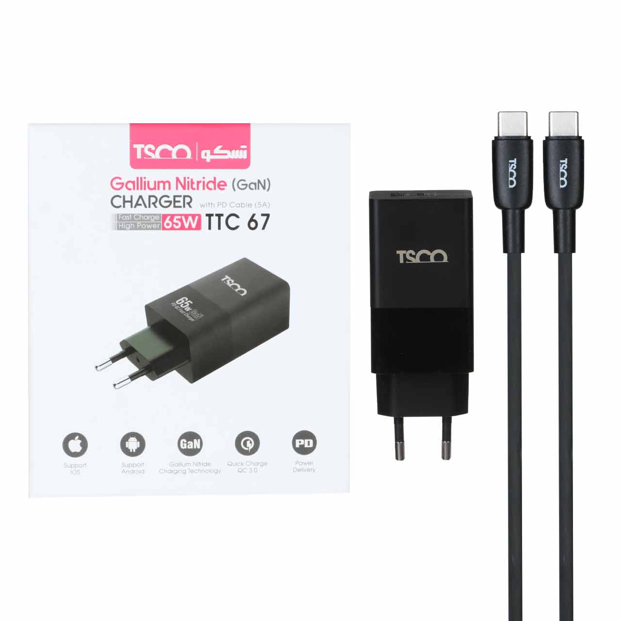 sharzhr dyoary pd o fst do port tsco mdl ttc 67 65w hmrah ba kabl sharzh type c mshky