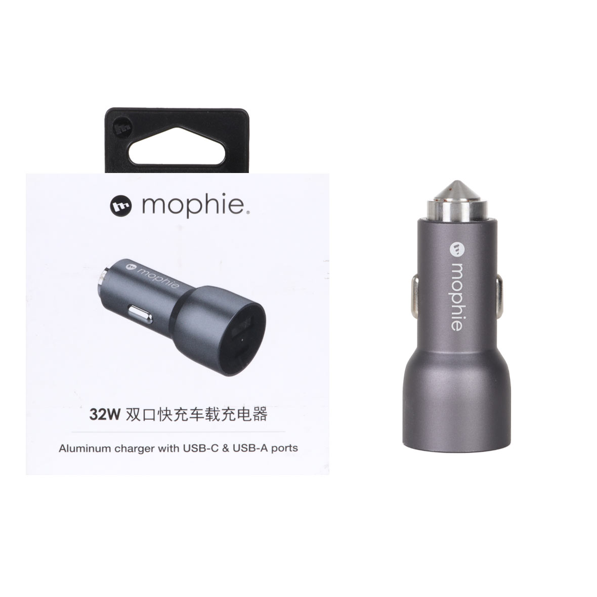 sharzhr fndky fst o pd do port mophie mdl car chg dual 32w mshky pk nasalm