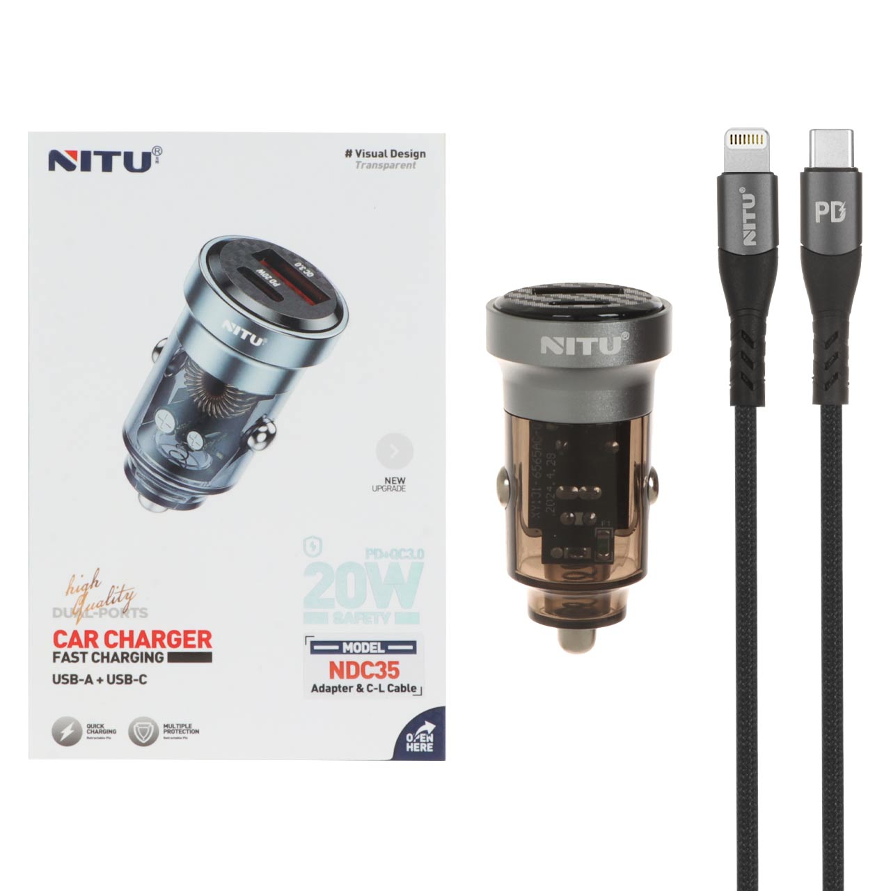 sharzhr fndky fst o pd do port nitu mdl ndc35 20w bh hmrah kabl sharzh type c to lightning khakstry