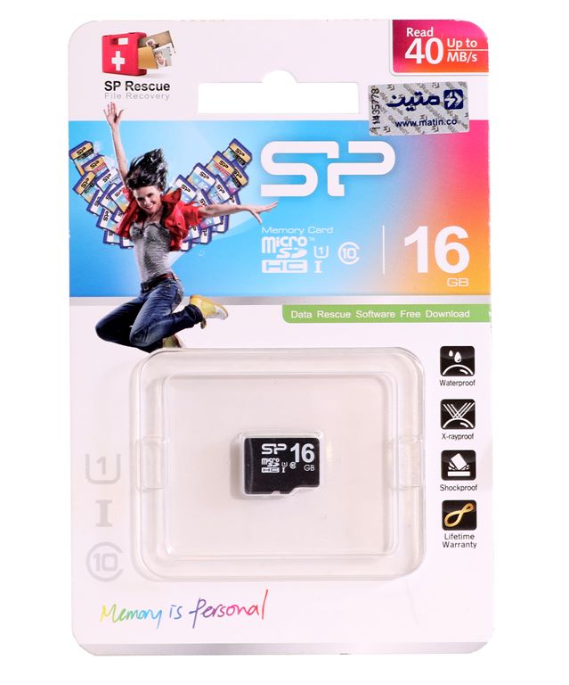 silicon power u1 microsdhc 40mbs 16gbgaranty mtyn