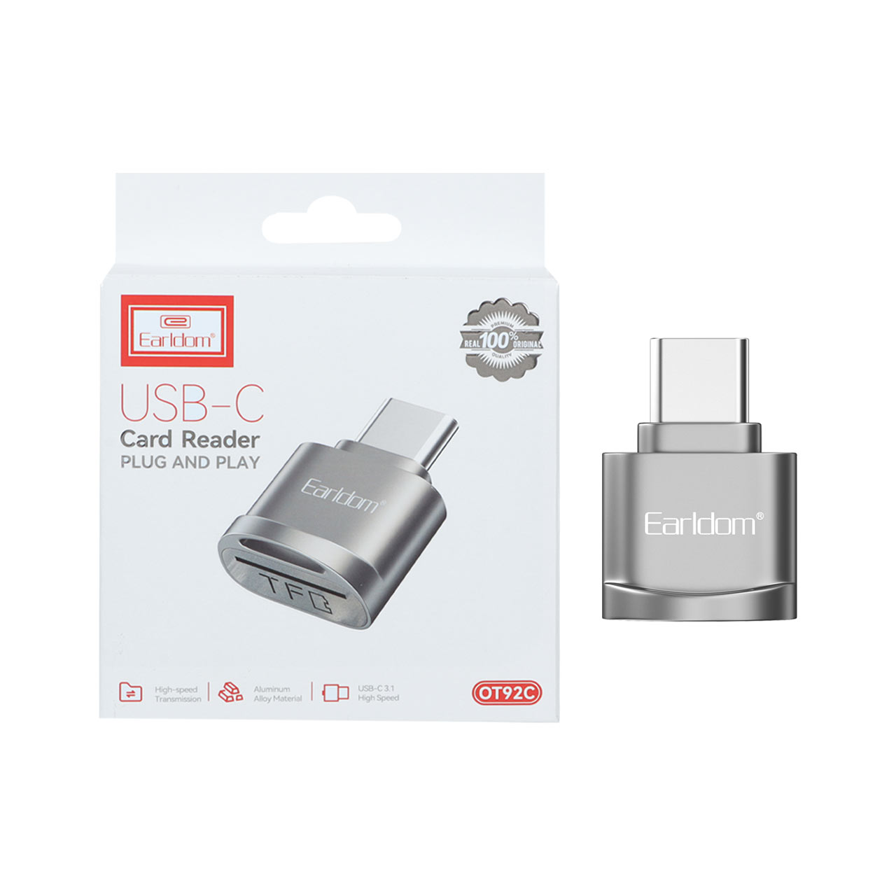 tbdyl earldom card reader to type c mdl et ot92c khakstry