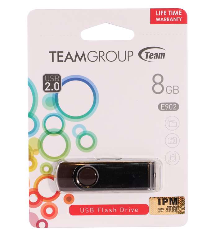 teamgroup e902 brown usb20 flash memory 8gb