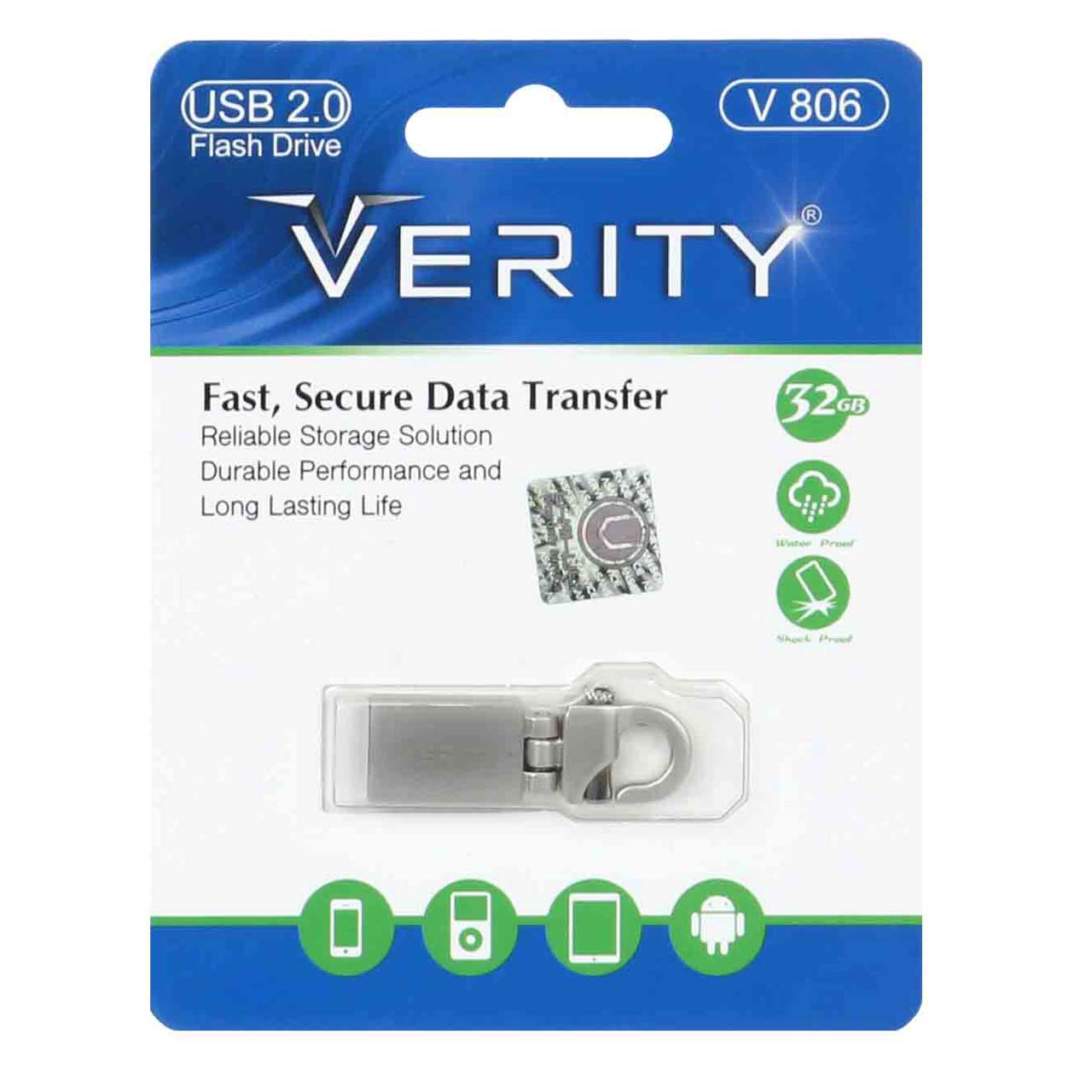 verity v806 usb20 flash memory 32gb garanty asan sroys nkrh ay