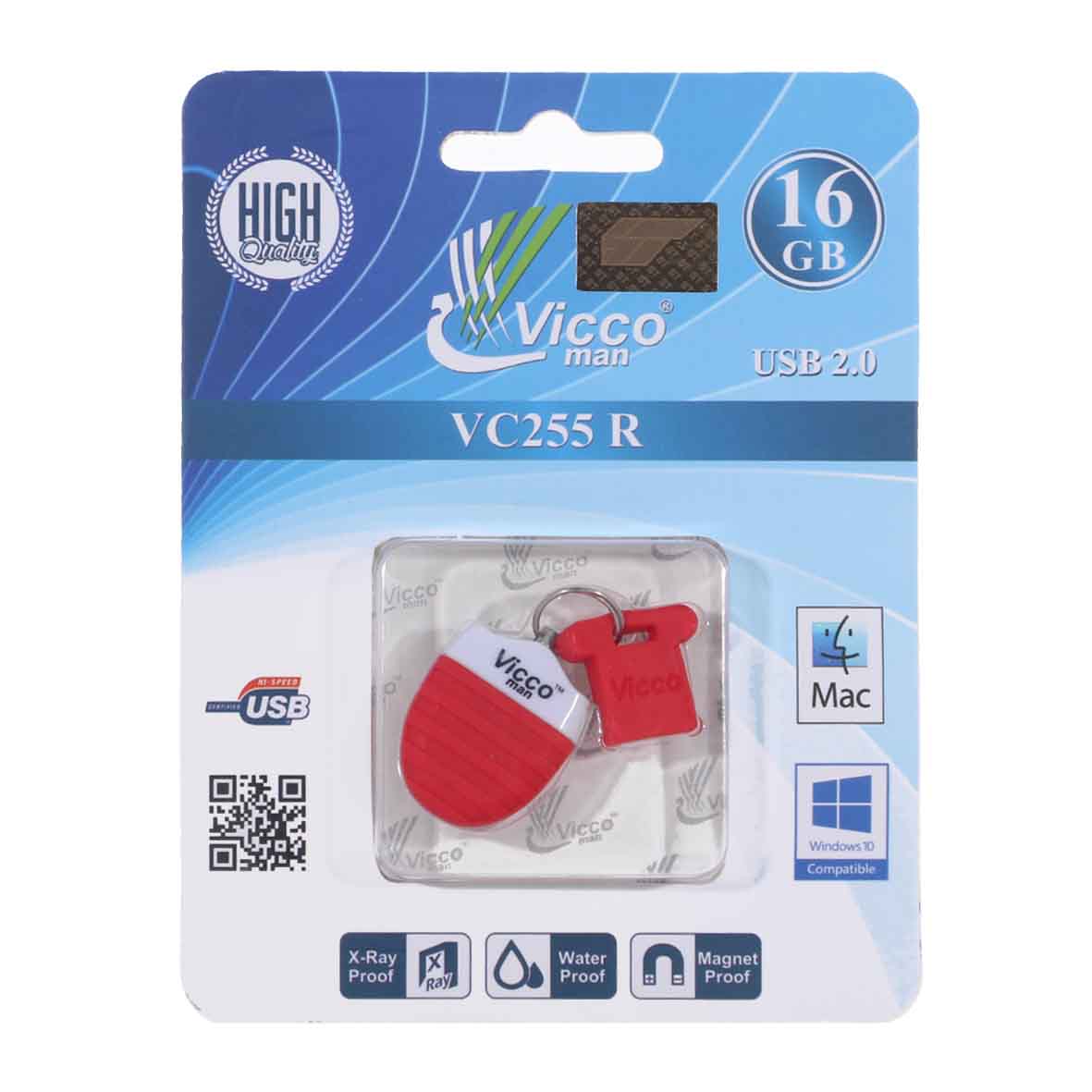 vicco man vc255 r usb20 flash memory 16gb krmz