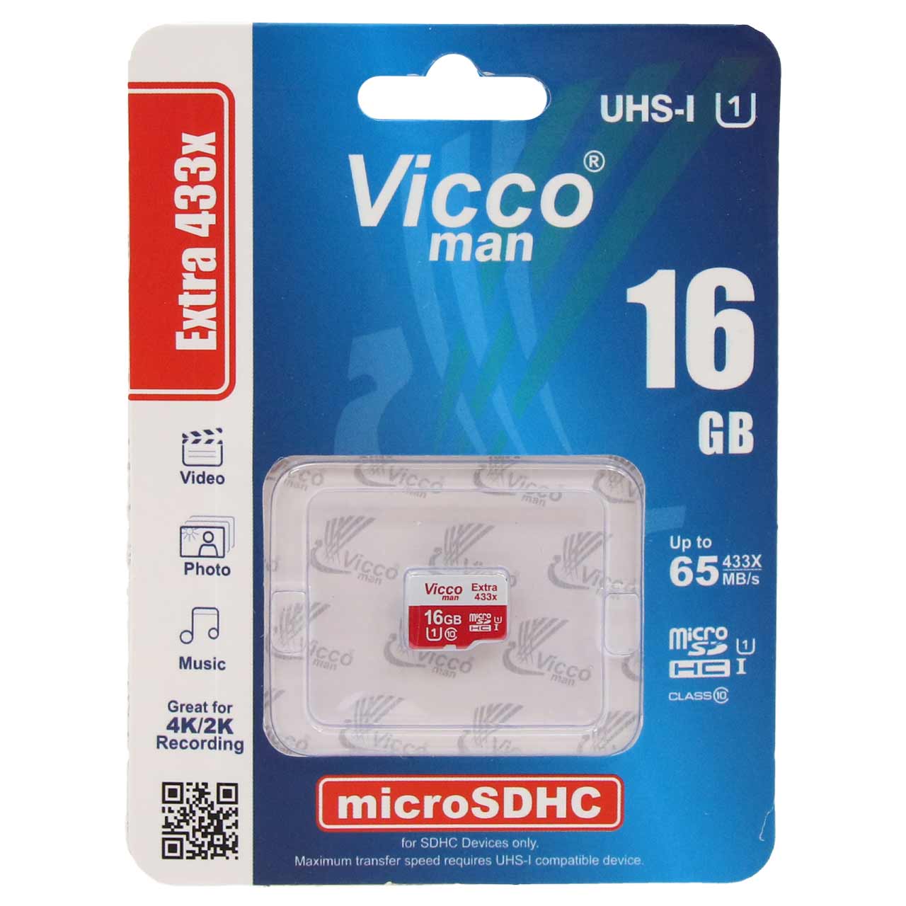vicco u1 microsdhc 433x 16gb